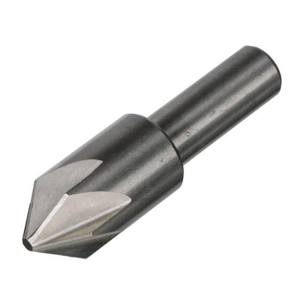 Chatterless Countersink, Series DEWCHAT, 234 Overall Length, Round Shank, 12 Shank Diameter, 6, Qualtech, Mfr#: DEWCHAT3/4-120